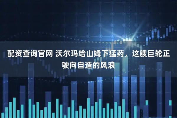 配资查询官网 沃尔玛给山姆下猛药，这艘巨轮正驶向自造的风浪